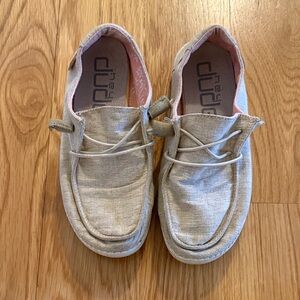 Hey Dude Light Tan Loafers